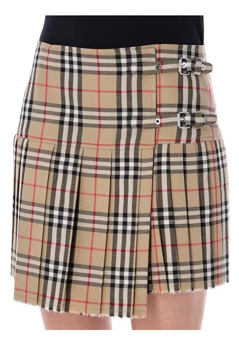 burberry vintage check wool twill kilt|Burberry Vintage Check Wool Kilt .